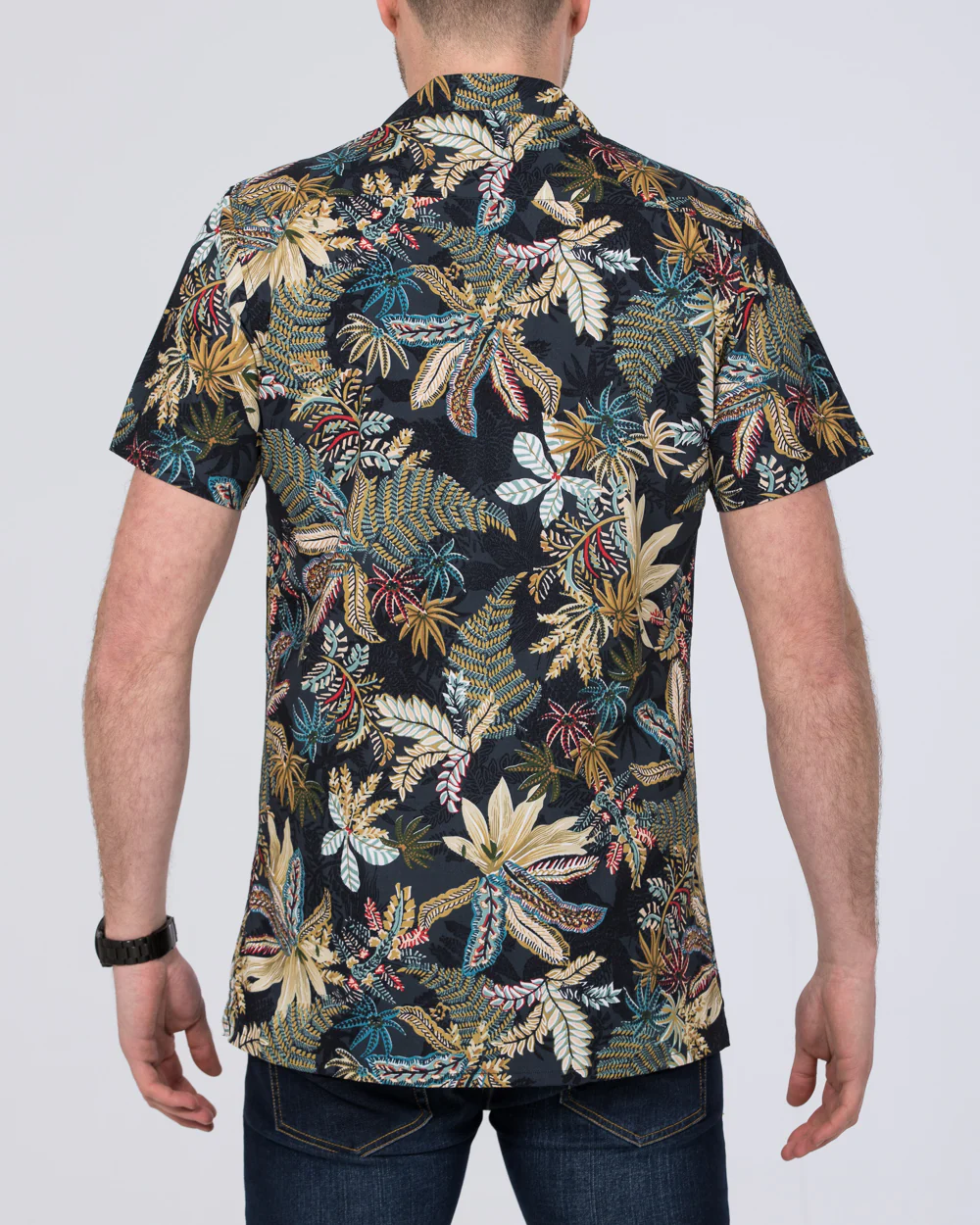2t Slim Fit Tall Short Sleeve Revere Shirt (jungle) - Image 2