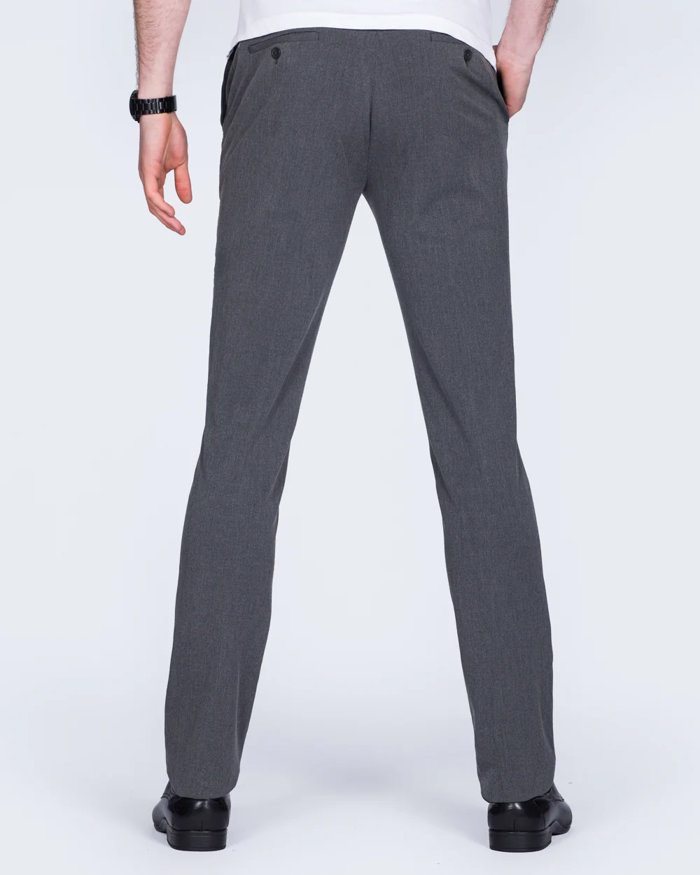 2t Slim Fit Tall Trousers (grey) - Image 2