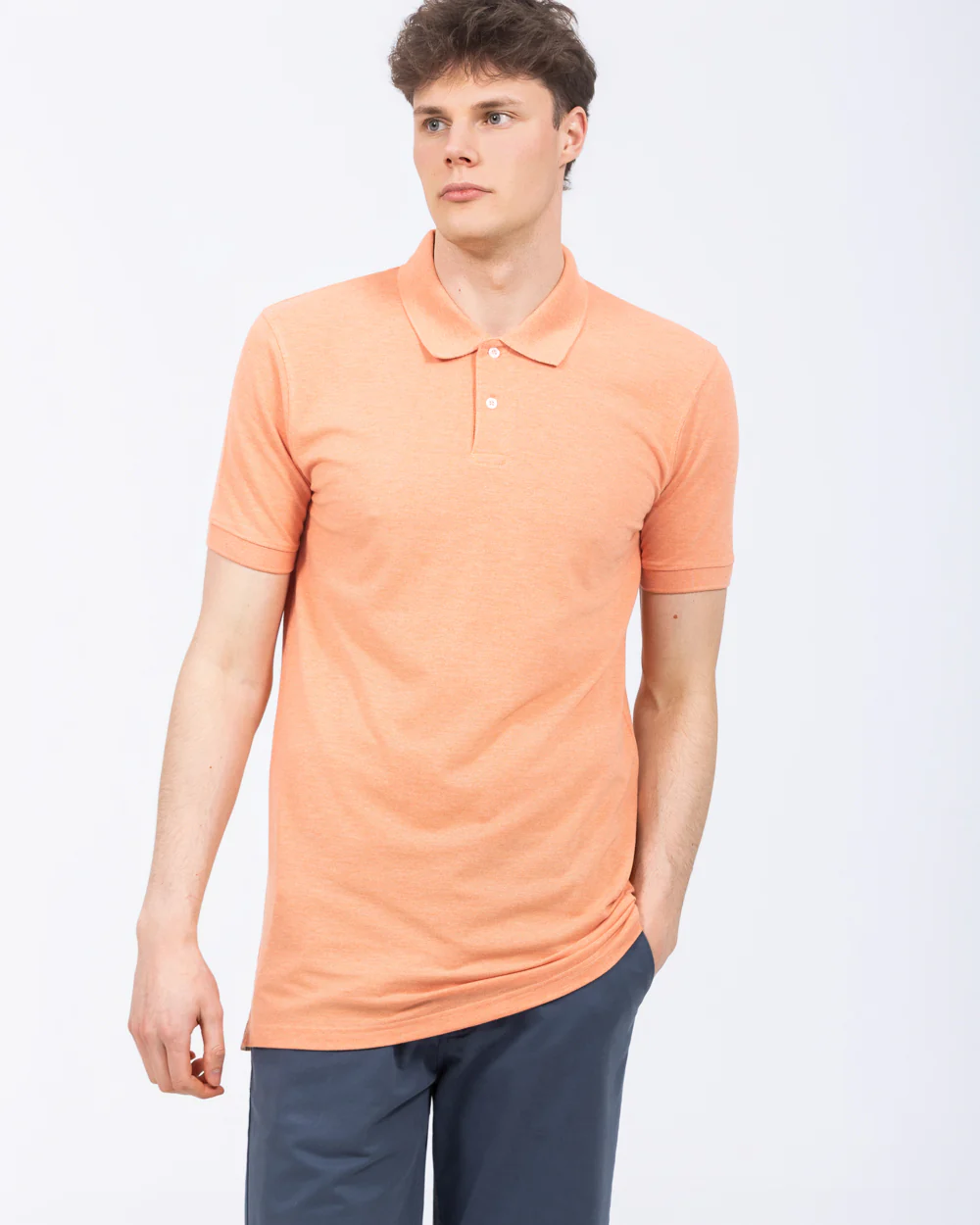 2t Stephen Tall Polo Shirt (apricot) - Image 4