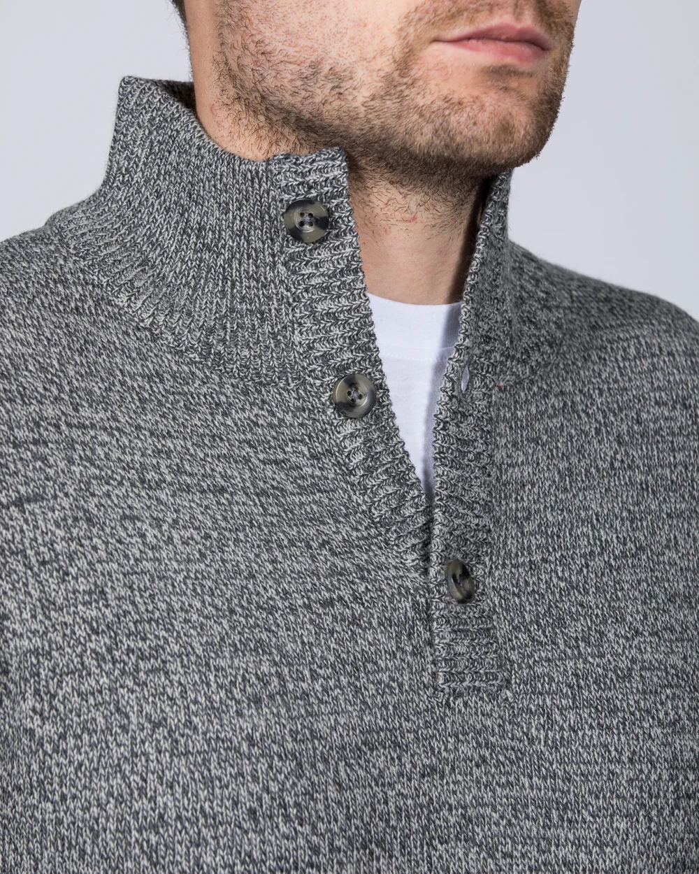2t Tall 3 Button Jumper (charcoal) - Image 3