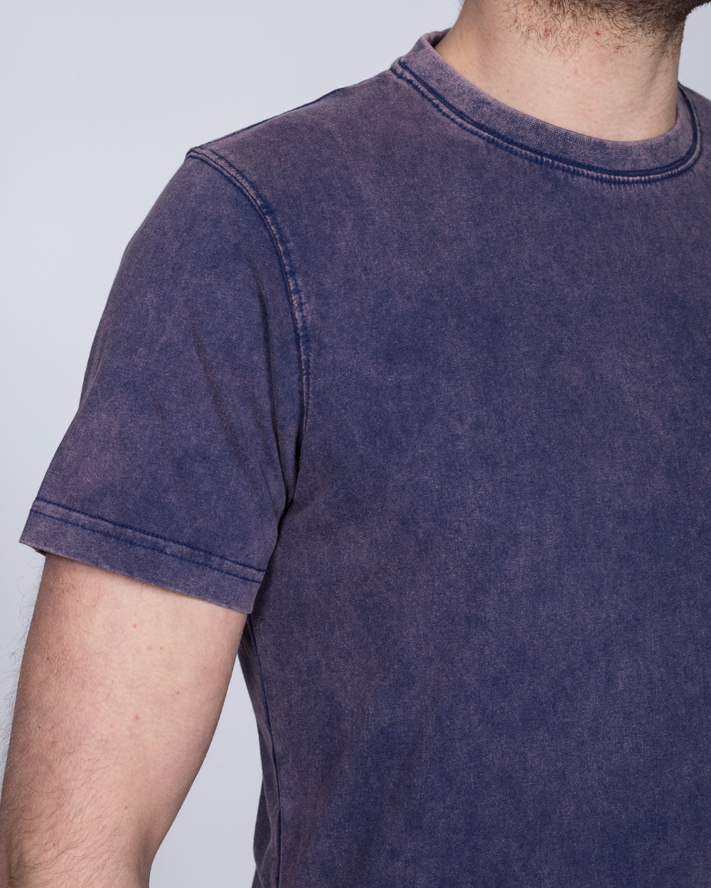 2t Samuel Tall Acid Wash T-Shirt (blue) - Image 3