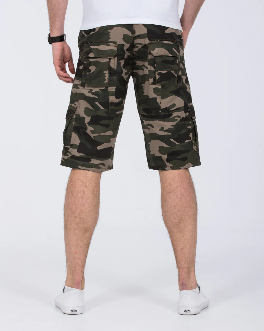 2t Tall Cargo Camo Shorts (khaki) - Image 2