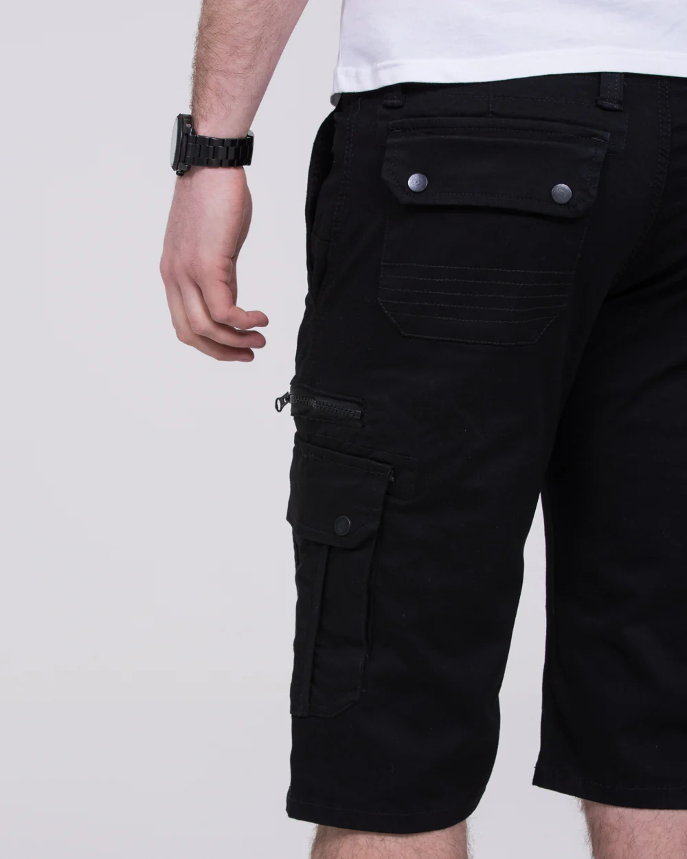 2t Tall Cargo Shorts (black) - Image 4