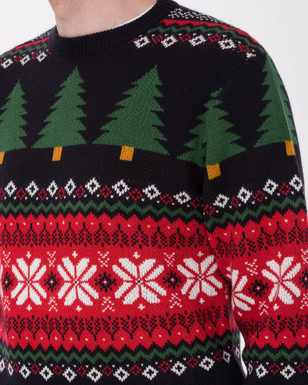 2t Tall Christmas Tree Jumper (navy) - Image 3