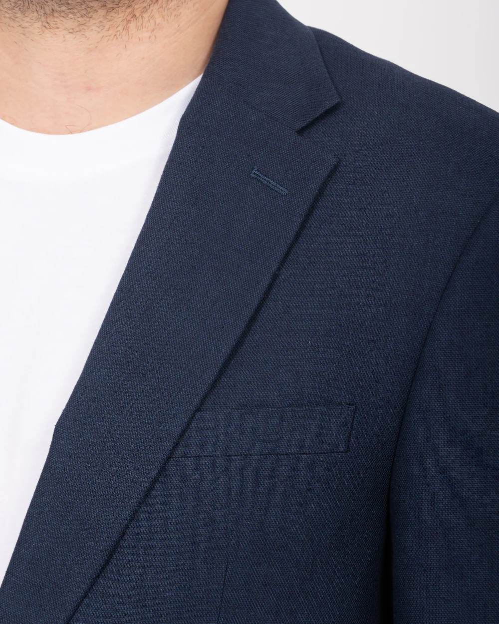 2t Tall Cotton Linen Suit Jacket (navy) - Image 3