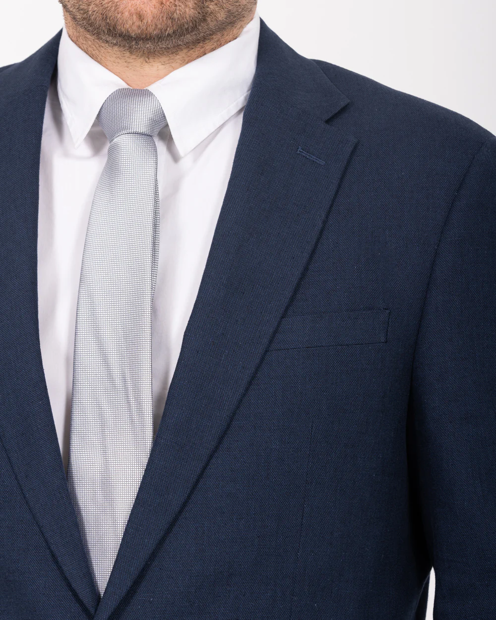 2t Tall Cotton Linen Suit Jacket (navy) - Image 4