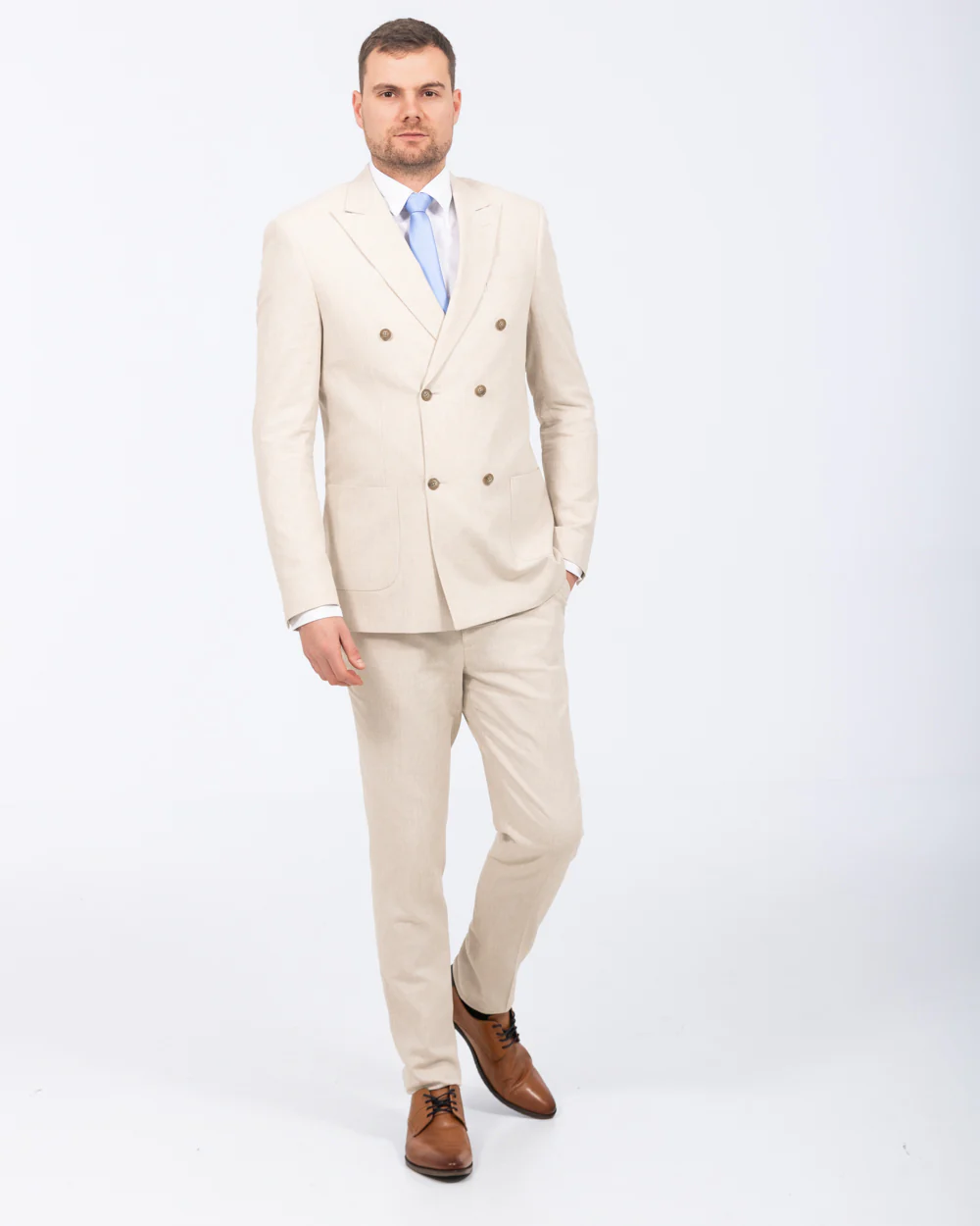2t Tall Cotton Linen Suit Jacket (oatmeal) - Image 10