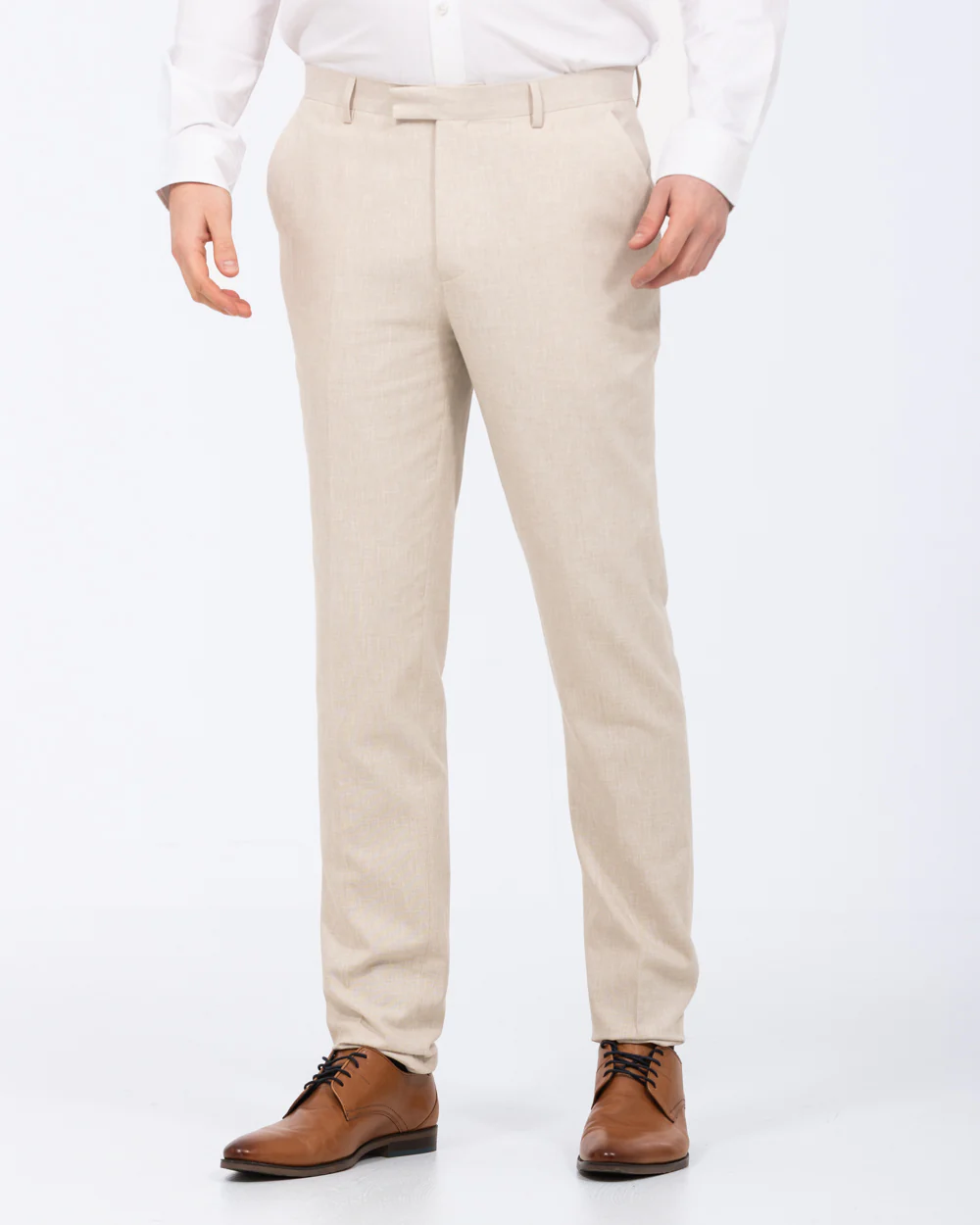2t Tall Cotton Linen Double Breasted Suit (oatmeal) - Image 6