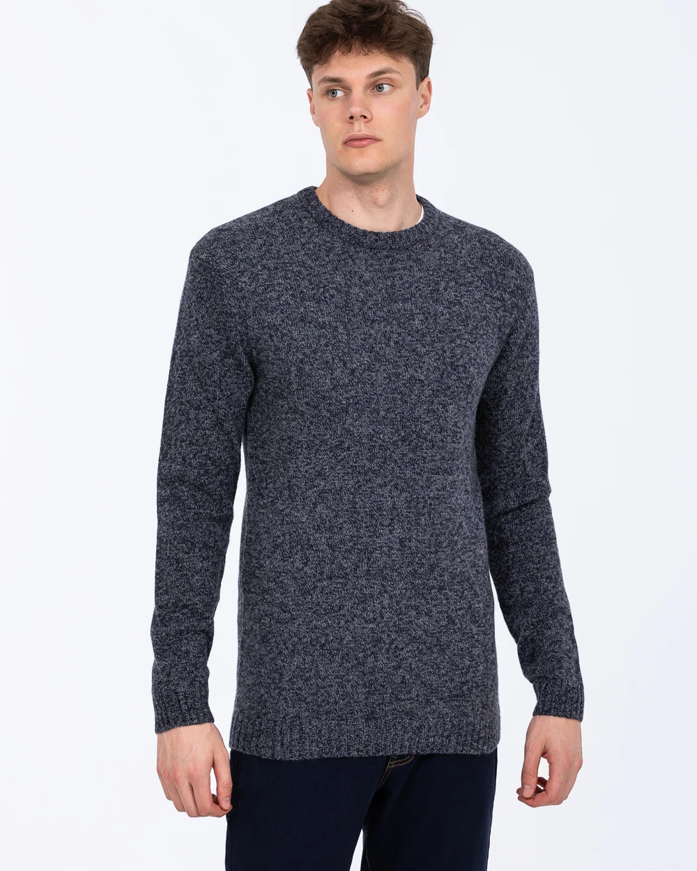 2t Tall Crew Neck Jumper (blue marl) - Image 5