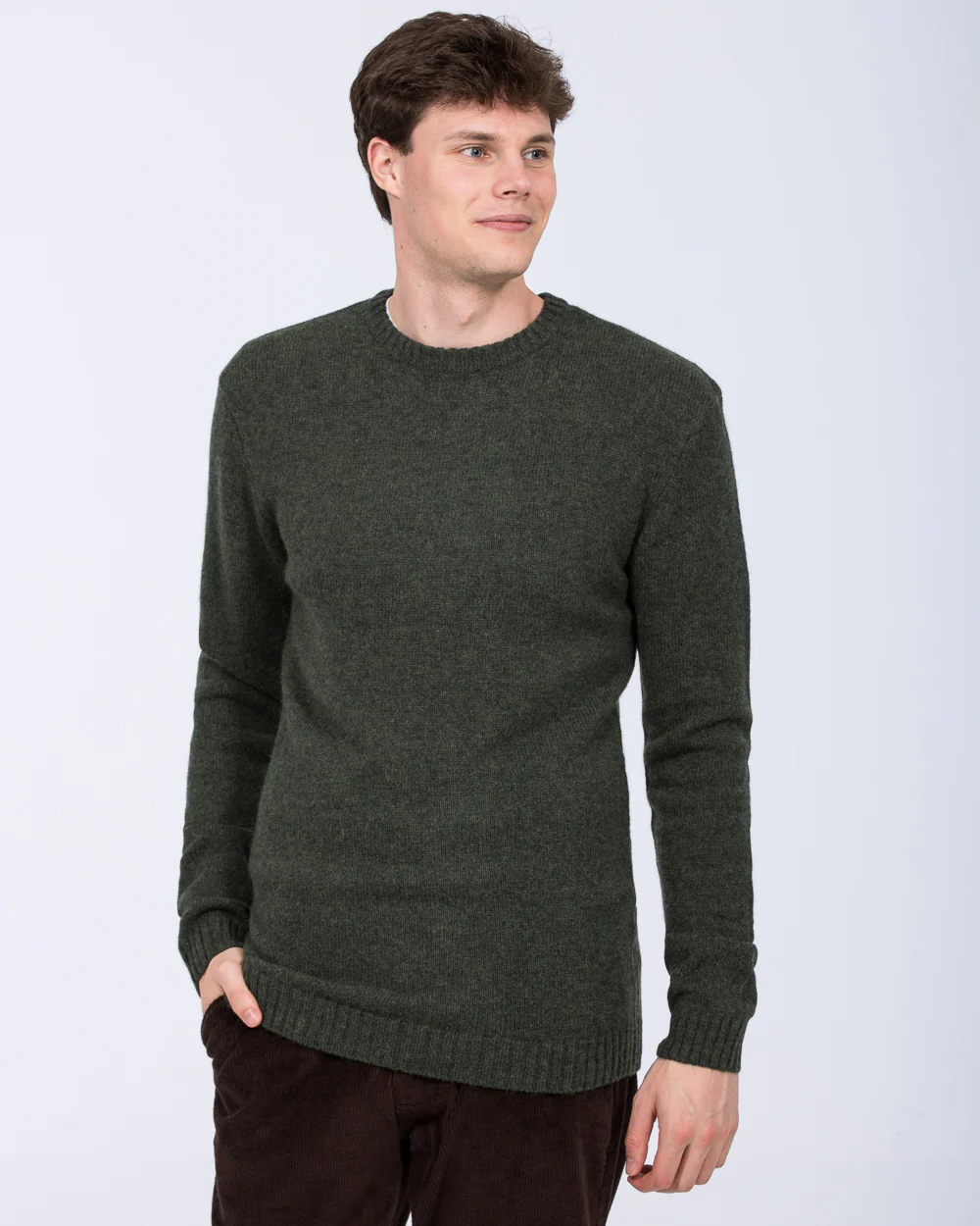 2t Tall Crew Neck Jumper (forest) - Image 5