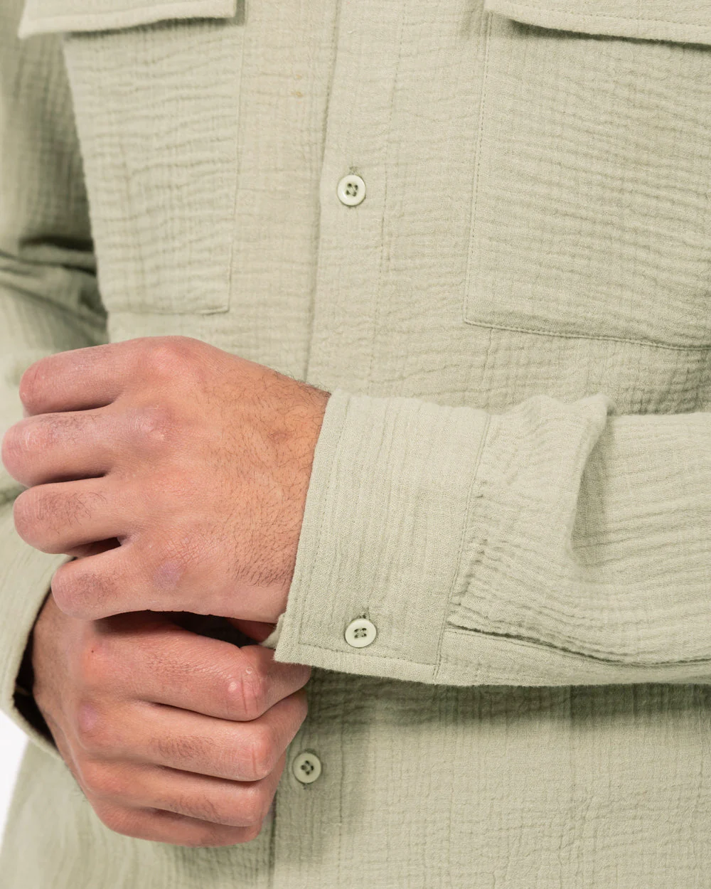 2t Tall Darius Long Sleeve Shirt (sage) - Image 3