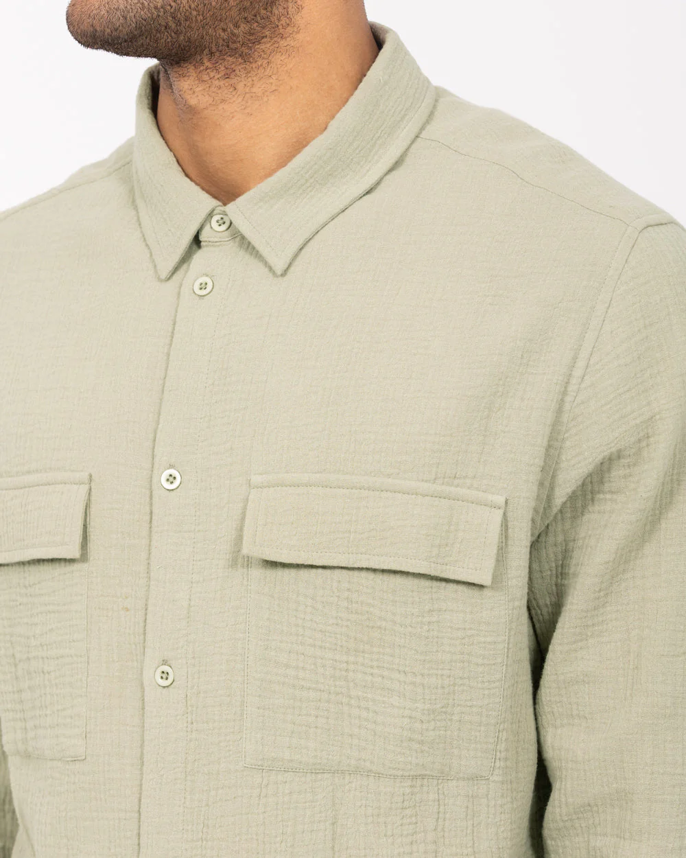 2t Tall Darius Long Sleeve Shirt (sage) - Image 4