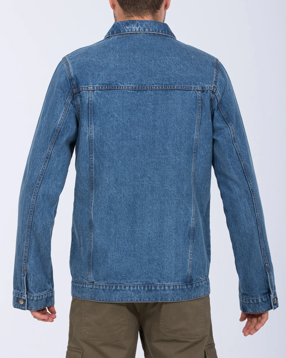 2t Tall Denim Jacket (mid wash) - Image 2