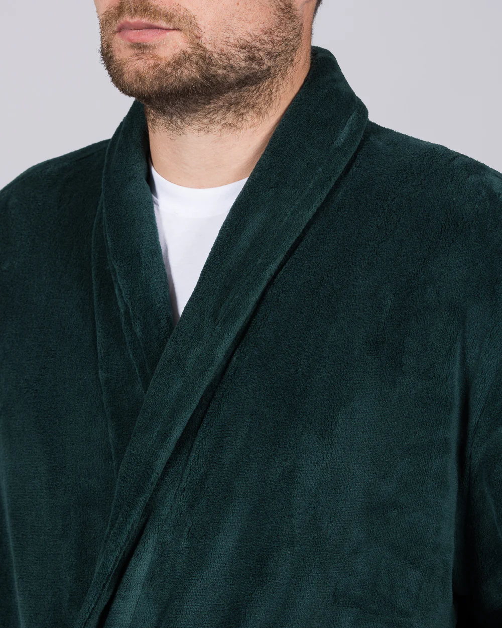2t Tall Fleece Dressing Gown (bottle green) - Image 3
