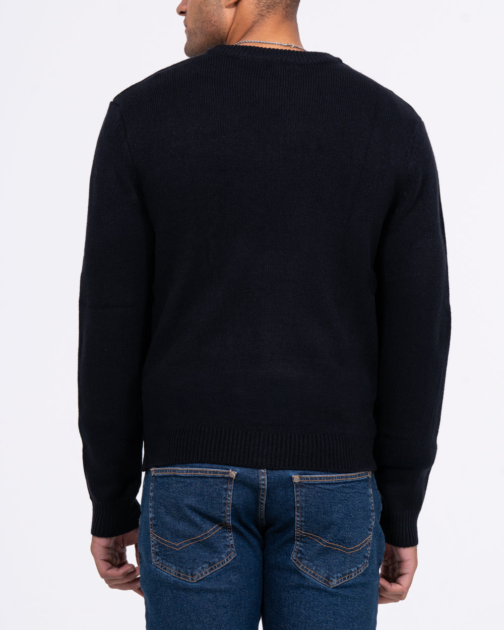 2t Tall Giraffe Crew Neck Christmas Jumper (navy) - Image 2