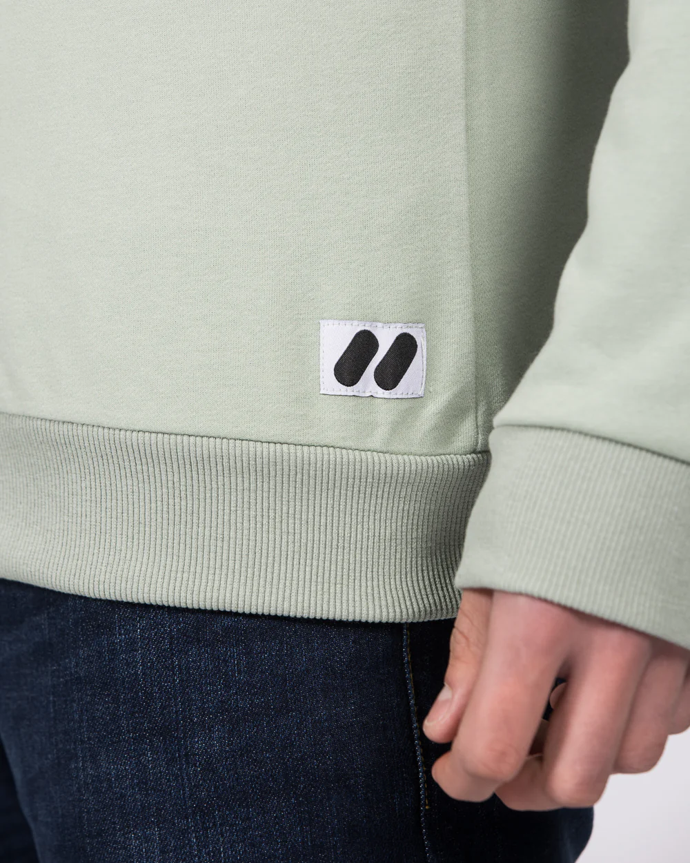 2t Tall Jakob Slim Fit Sweatshirt (light green) - Image 3