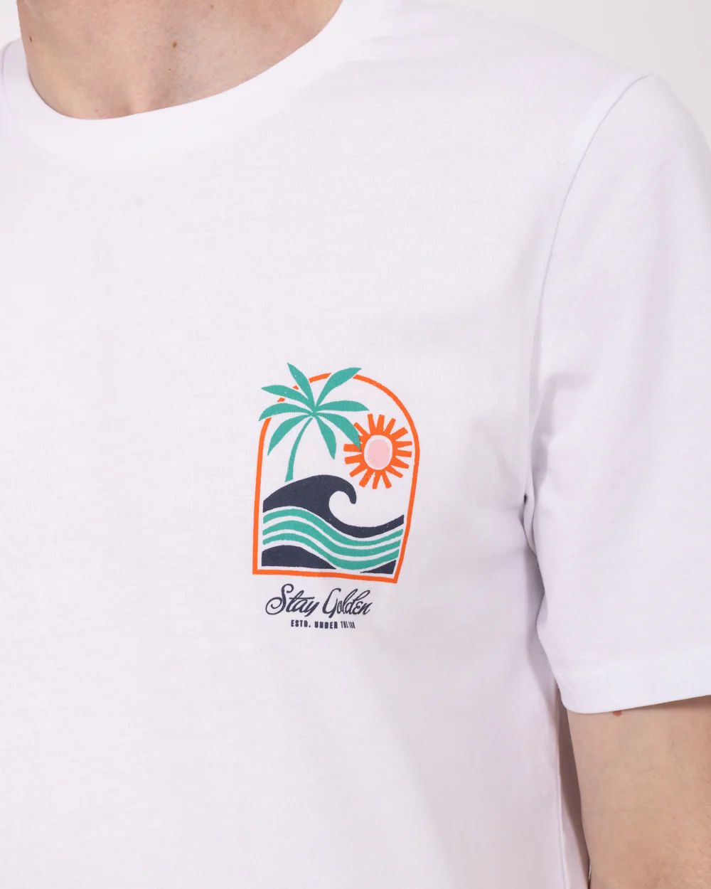 2t Tall Liam Regular Fit T-Shirt (white sun drifter) - Image 3