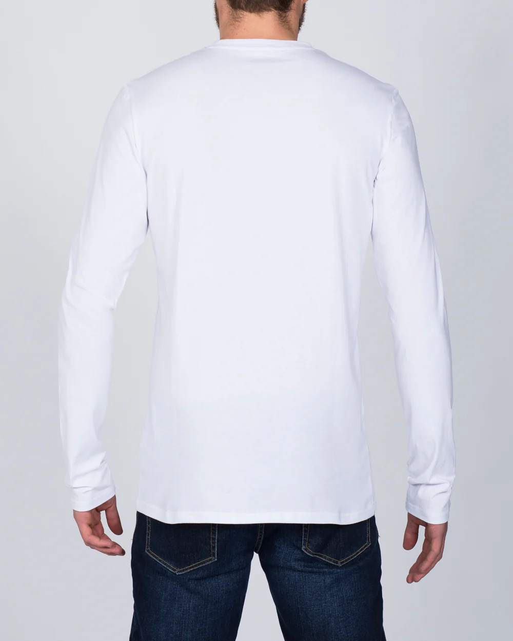2t Tall Long Sleeve T-Shirt (white) - Image 3