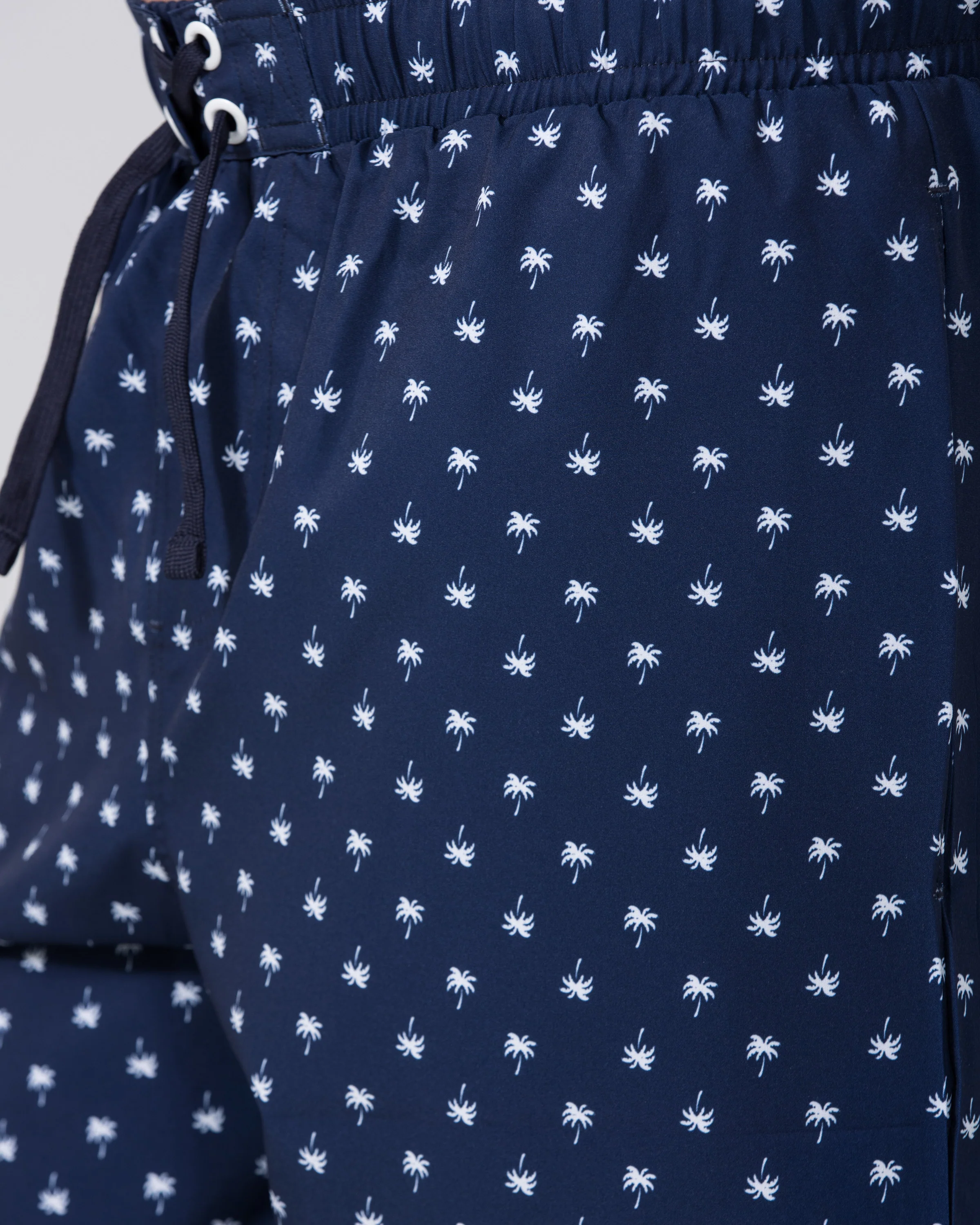 2t Tall Palm Print Swim Shorts (navy) - Image 3