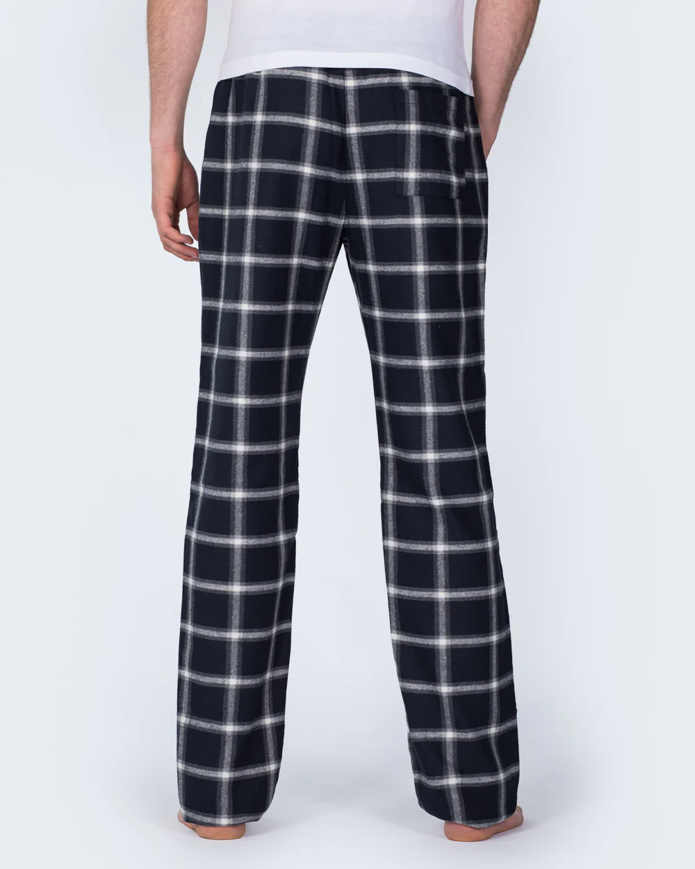 2t Tall Regular Fit Pyjama Bottoms (navy/grey) - Image 2