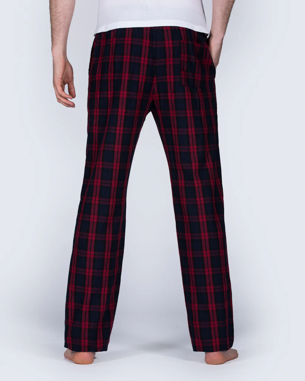2t Tall Regular Fit Pyjama Bottoms (red pattern) - Image 2