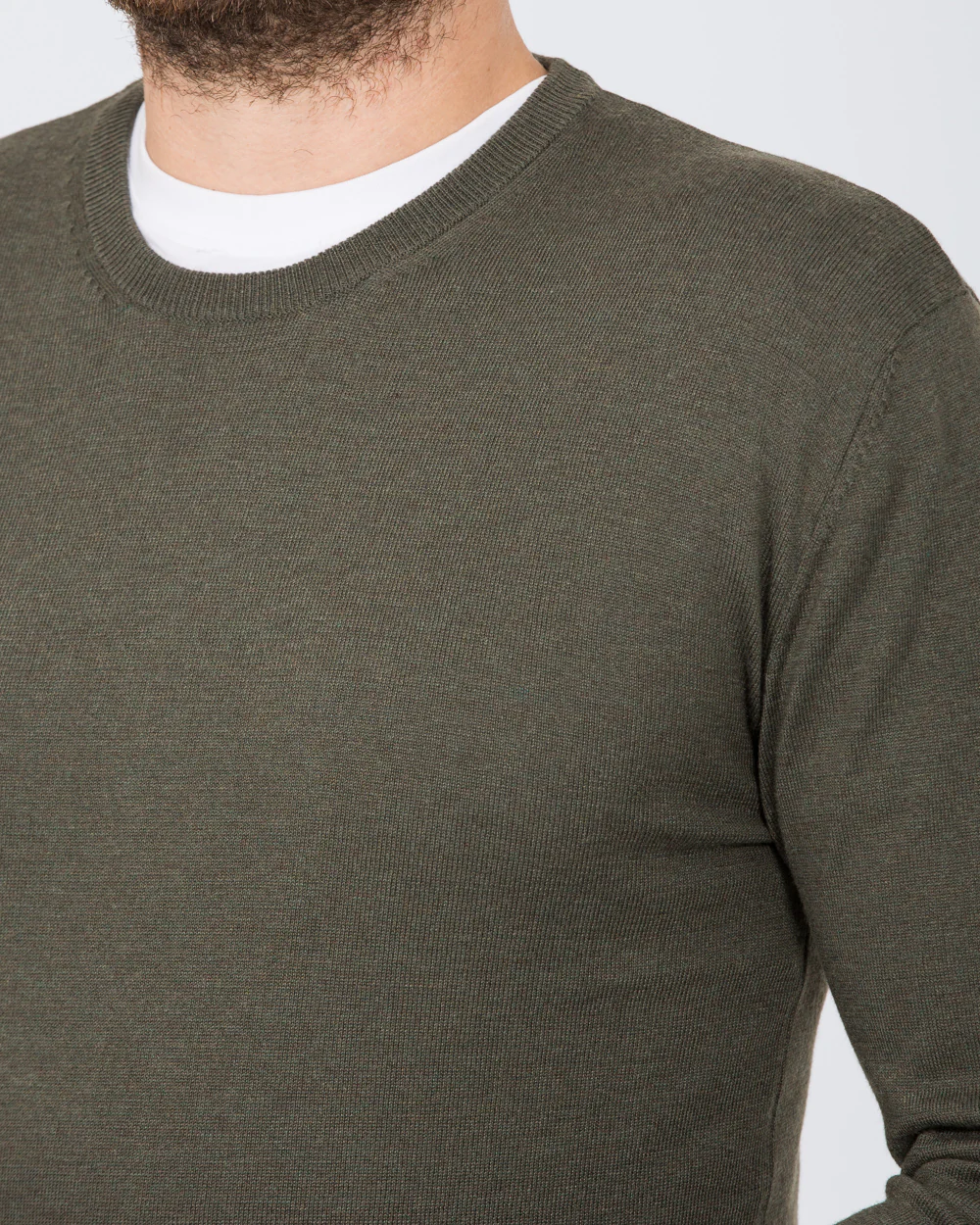 2t Tall Seawool Crew Neck Jumper (loden) - Image 4
