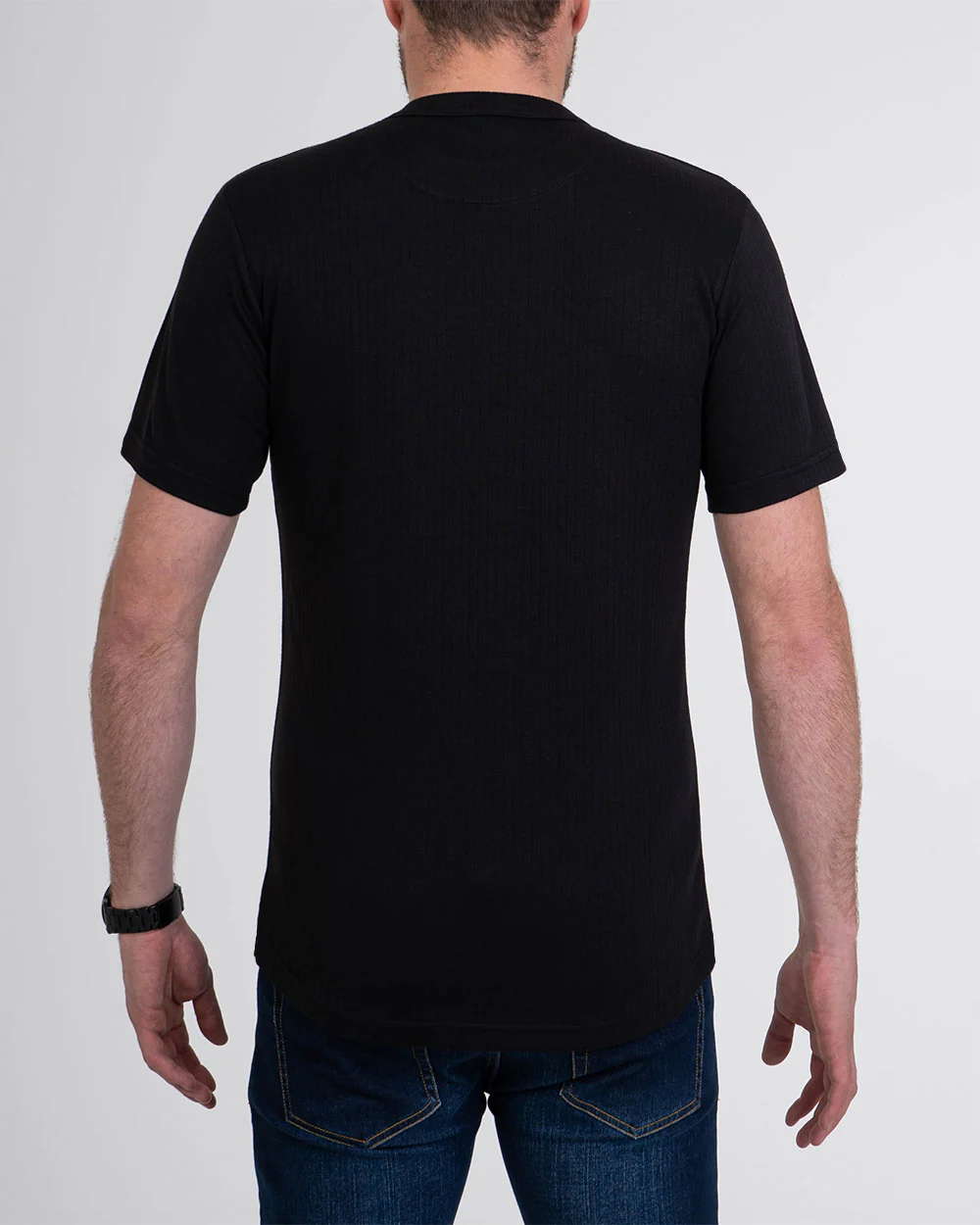 2t Tall Short Sleeve Thermal Baselayer (black) - Image 2