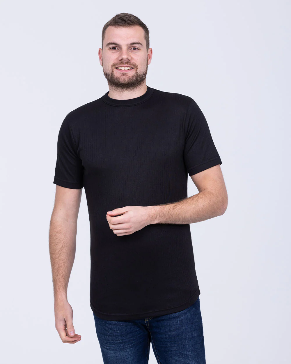2t Tall Short Sleeve Thermal Baselayer (black) - Image 4