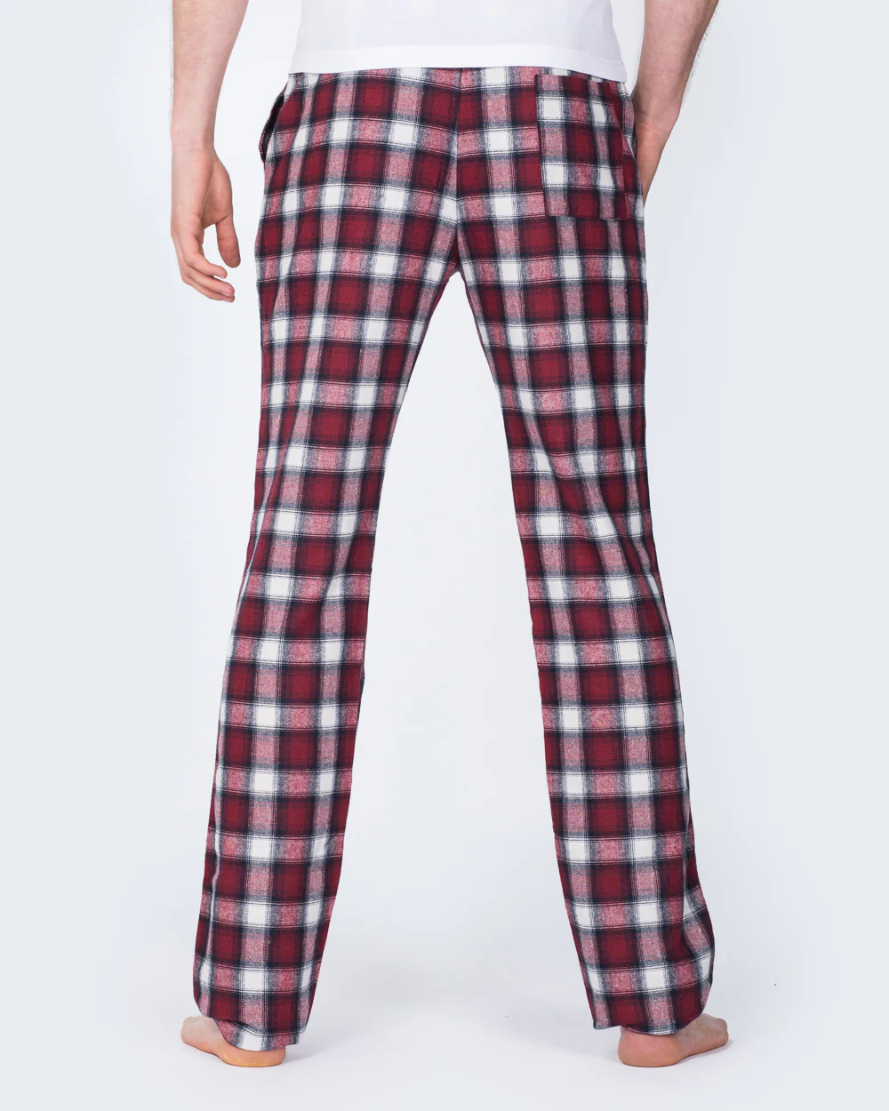 2t Tall Slim Fit Pyjama Bottoms (berry) - Image 2