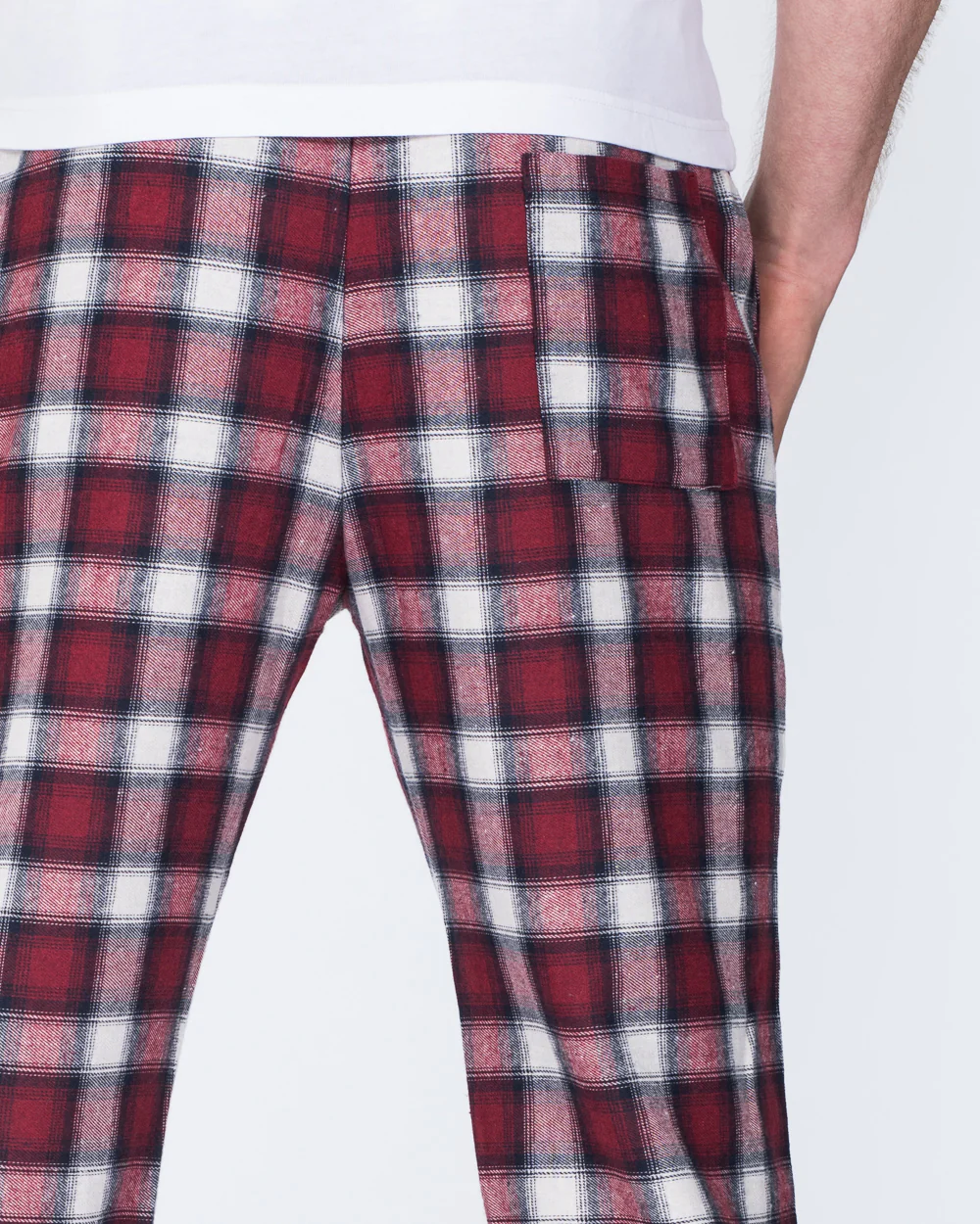 2t Tall Slim Fit Pyjama Bottoms (berry) - Image 3