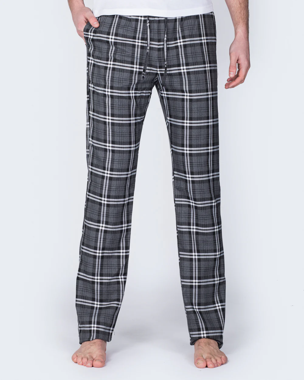 2t Tall Slim Fit Pyjama Bottoms (grey)