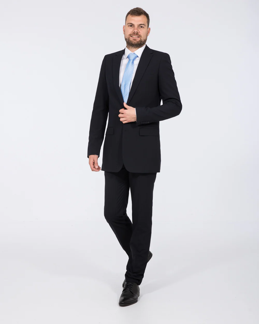 2t Tall Slim Fit Stretch Suit (black) - Image 2