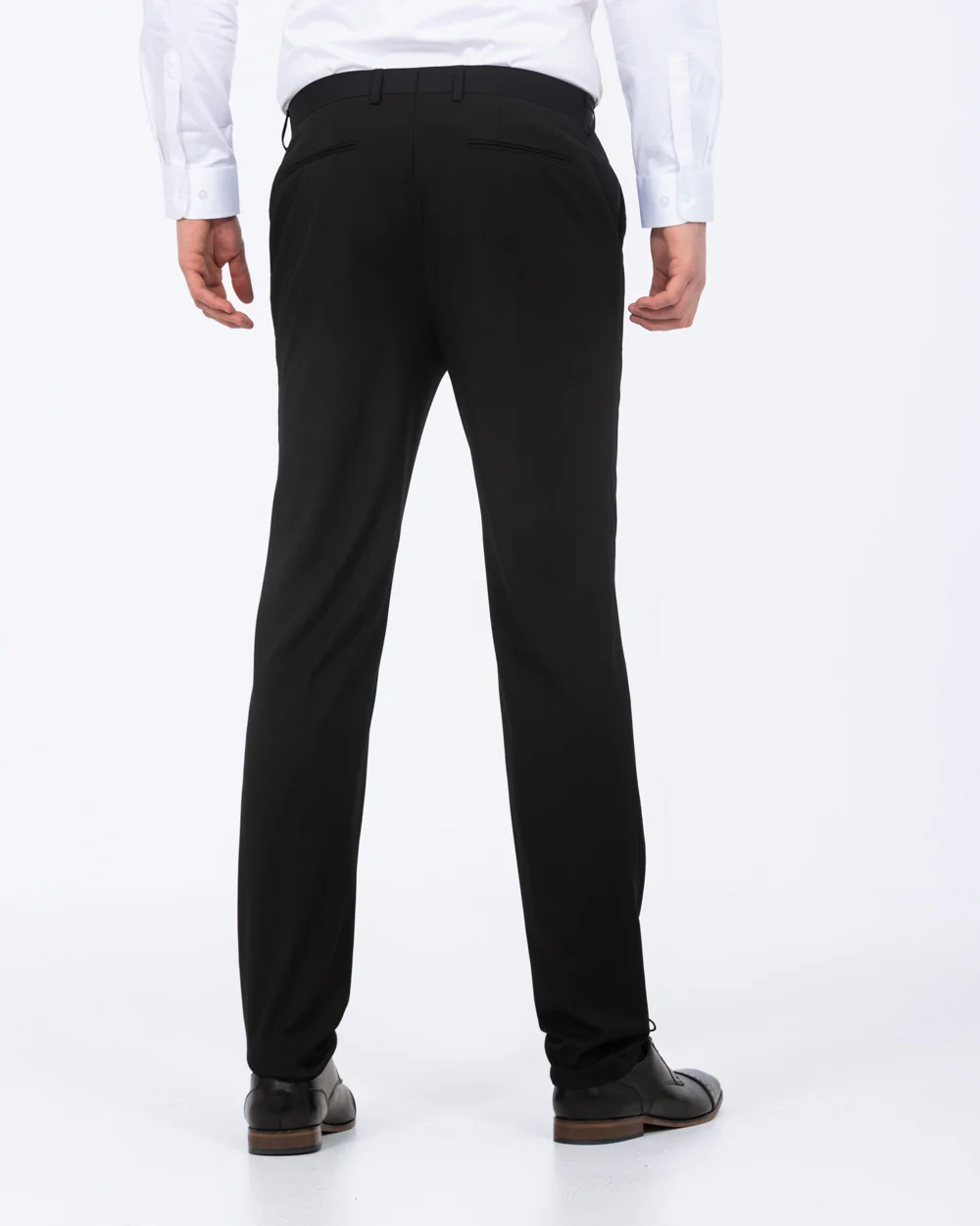 2t Tall Slim Fit Stretch Suit Trousers (black) - Image 2