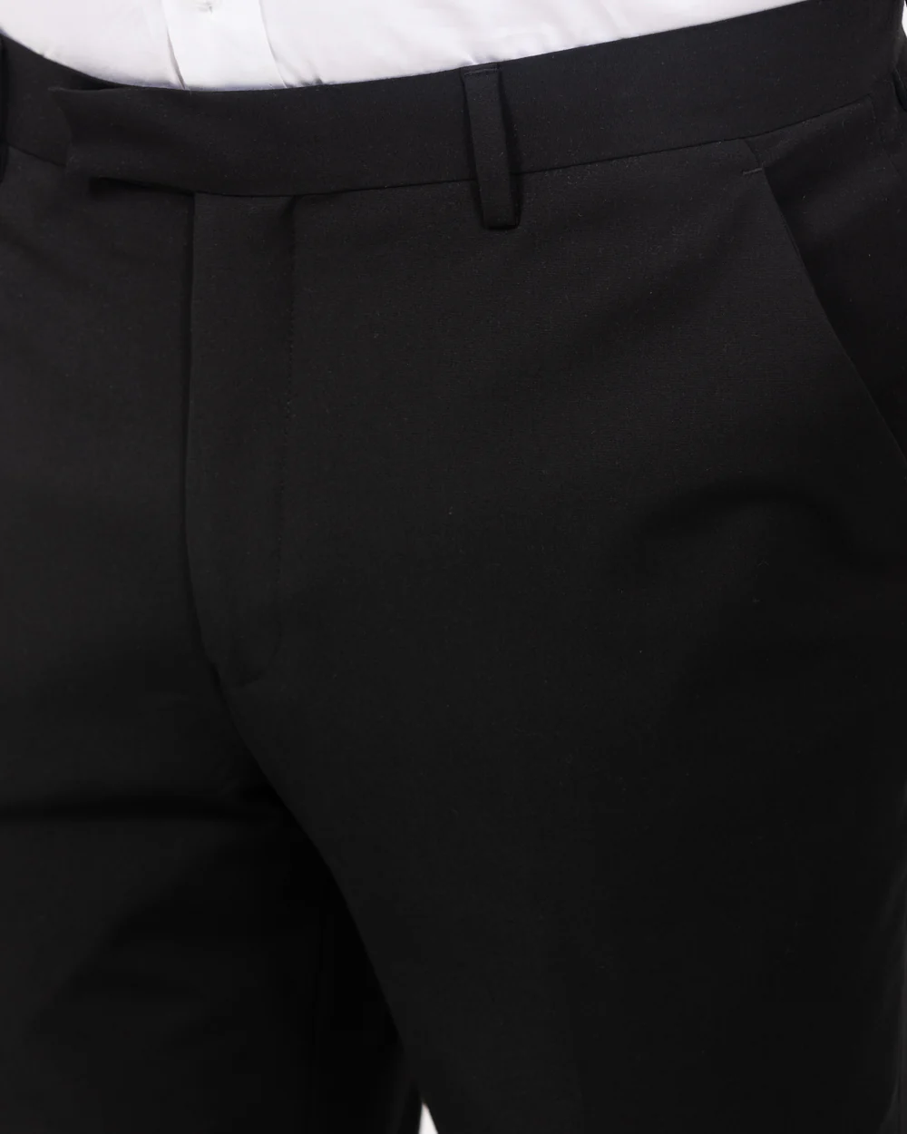 2t Tall Slim Fit Stretch Suit Trousers (black) - Image 4