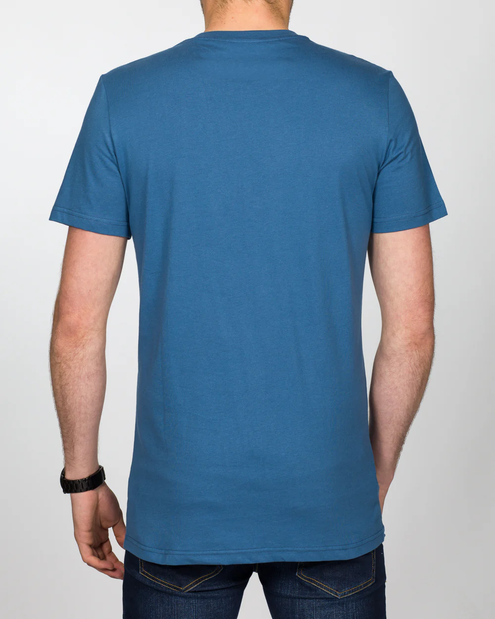 2t Printed Tall T-Shirt (denim block white) - Image 2