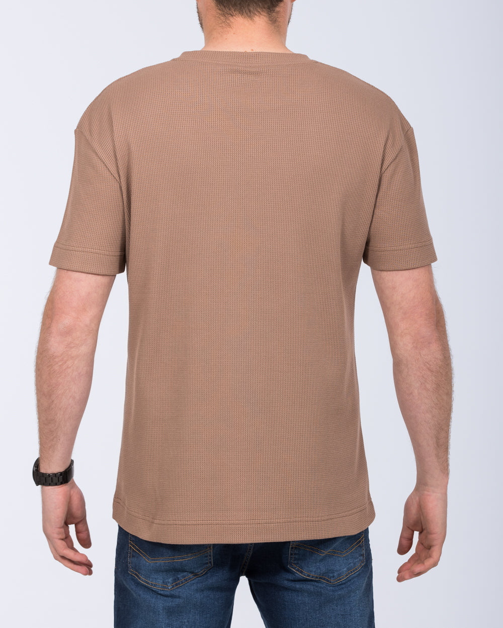 2t Tall Waffle Oversized T-Shirt (taupe) - Image 2