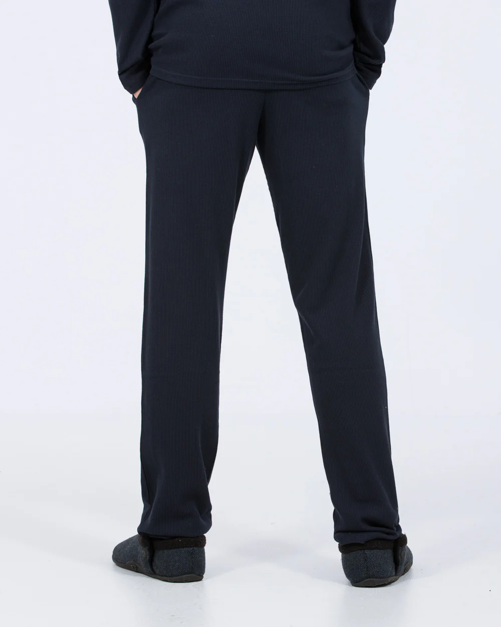 2t Tall Waffle Pyjama Bottoms (navy) - Image 2