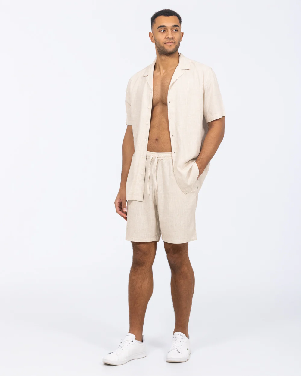 2t Tall Will Linen Blend Pull On Shorts (neutral) - Image 7