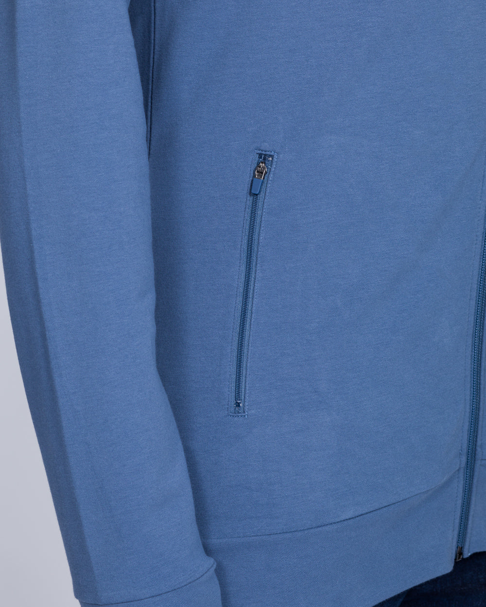 2t Tall Zip Up Top (denim) - Image 4