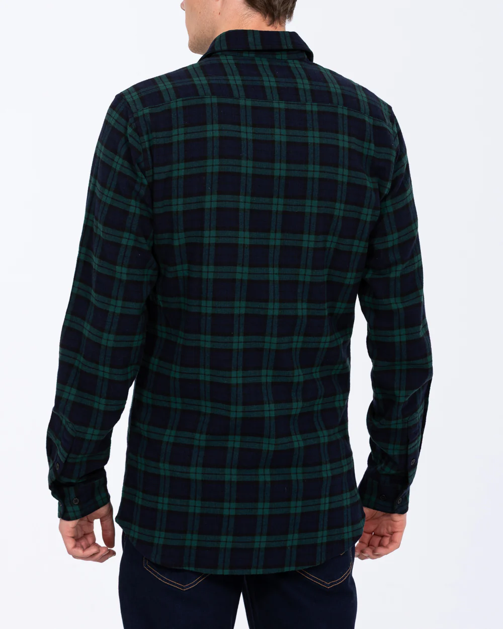 2t Tate Tall Regular Fit Shirt (green check) - Image 2