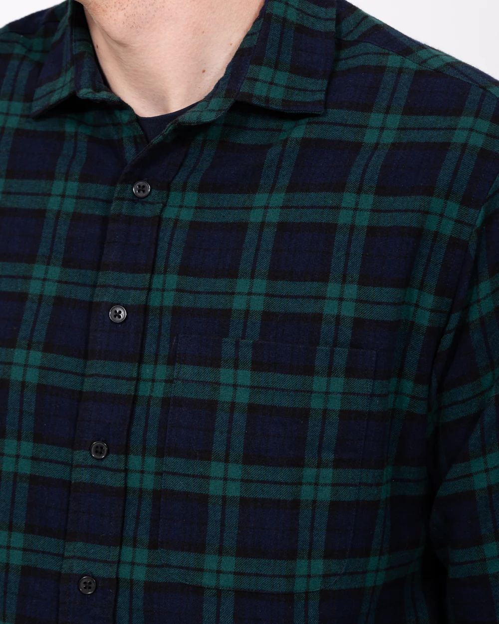 2t Tate Tall Regular Fit Shirt (green check) - Image 3