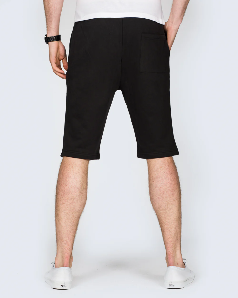 2t Theo Tall Sweat Shorts (black) - Image 2