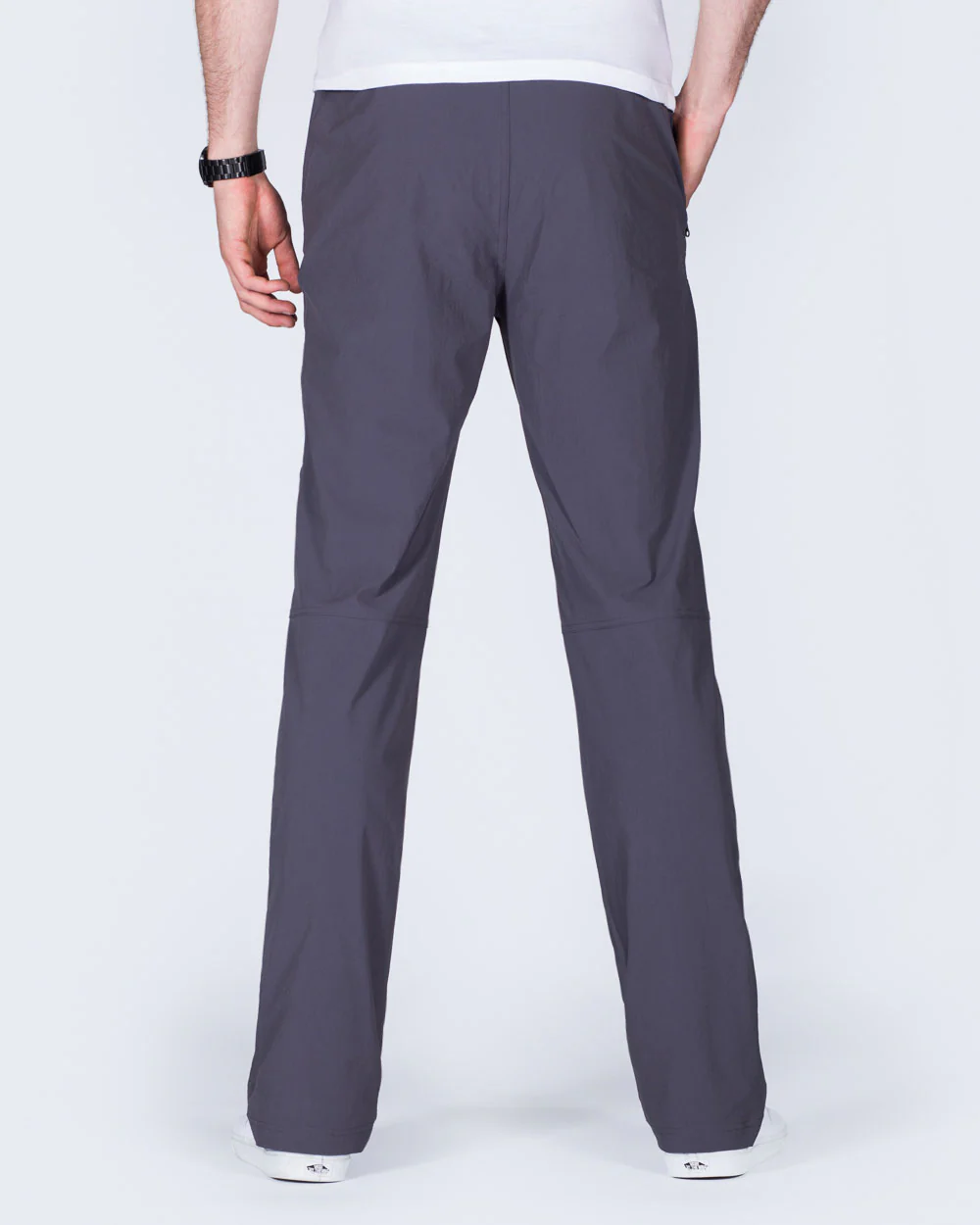 2t Thomas Slim Fit Tall Walking Trousers (grey) - Image 5