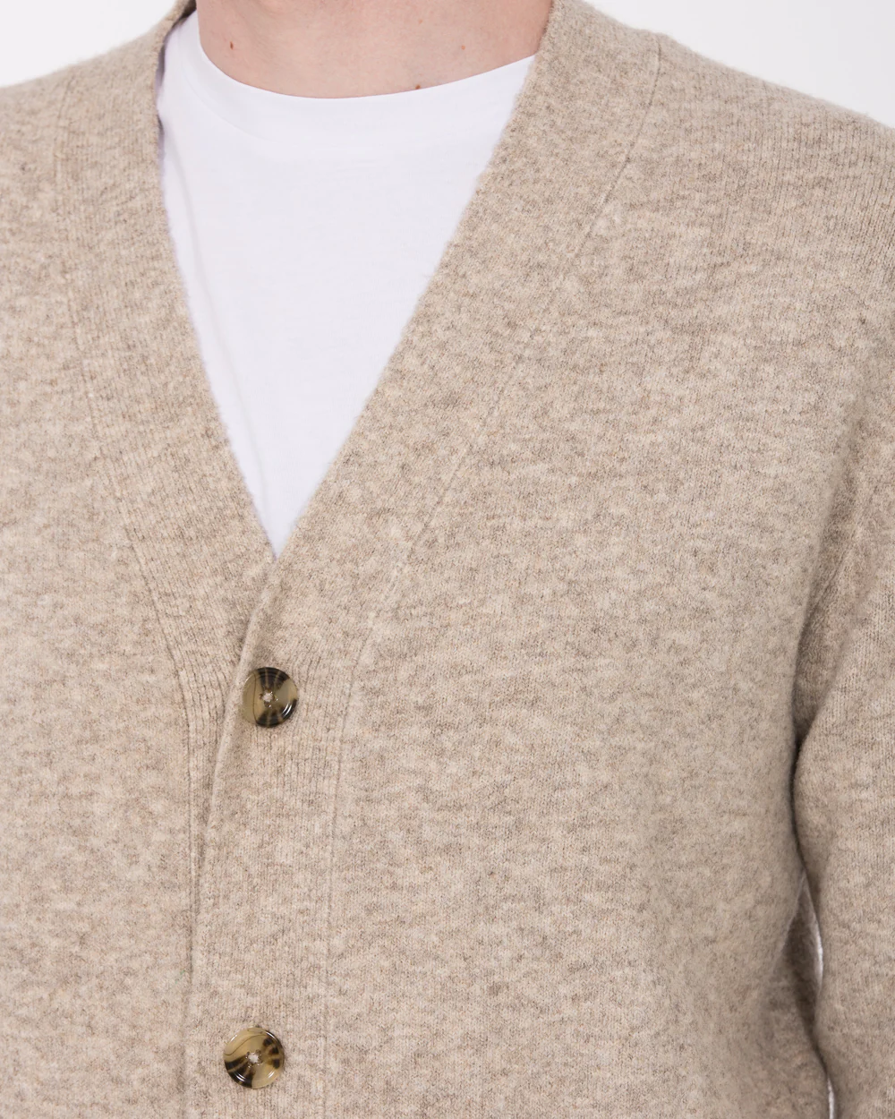 2t Ward Tall Cardigan (oatmeal) - Image 3