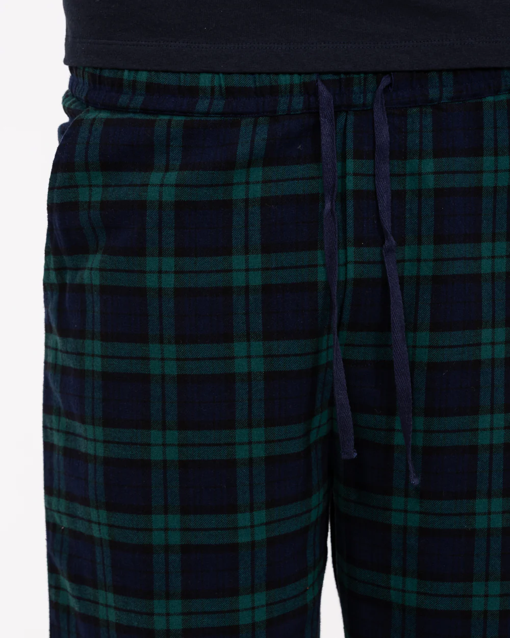 2t Wren Tall Pyjama Bottoms (green check) - Image 4