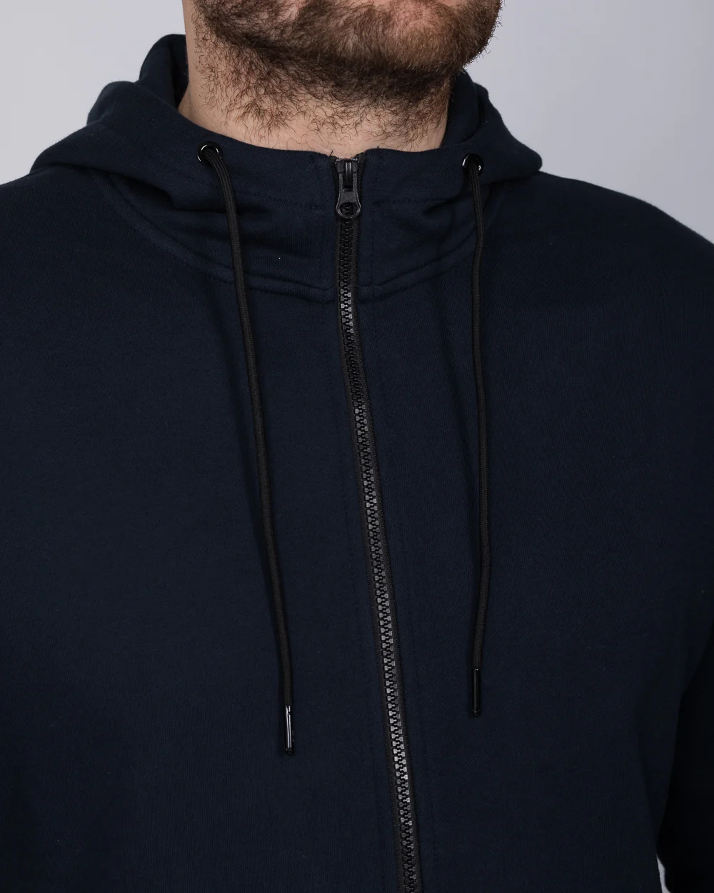 2t Zip Up Tall Active Hoodie (navy) - Image 4
