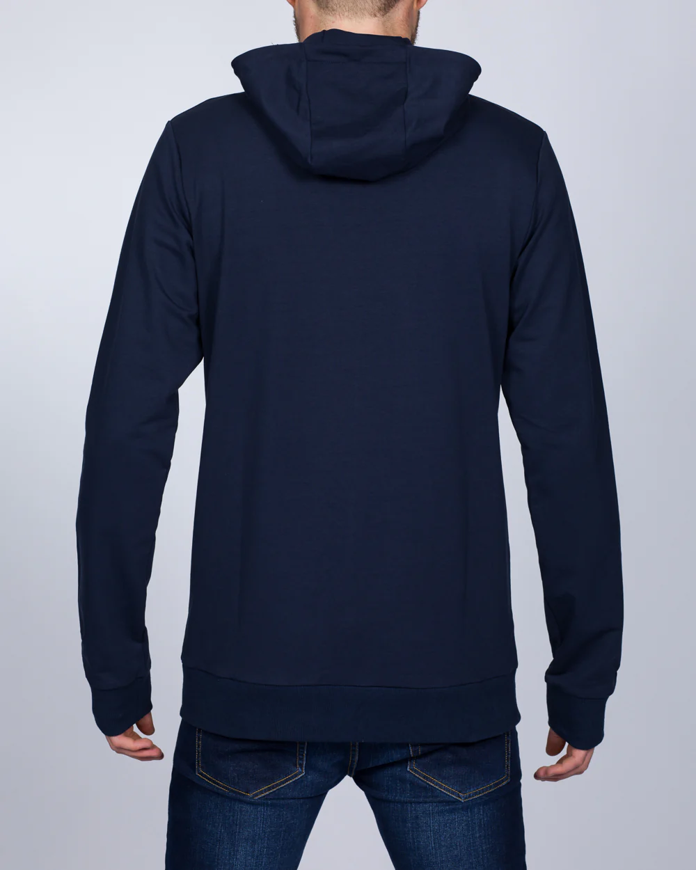 2t Zip Up Tall Declan Hoodie (navy) - Image 2
