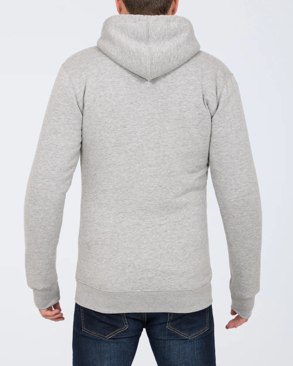 2t Zip Up Tall Sherpa Hoodie (heather grey) - Image 8