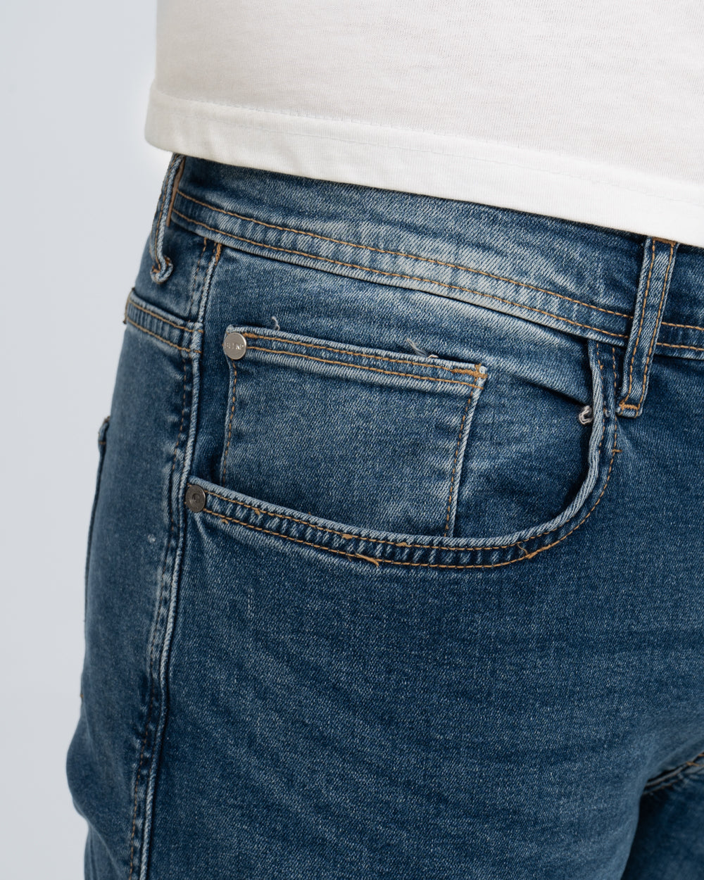 Blend Twister Slim Fit Tall Jeans (mid blue) - Image 3
