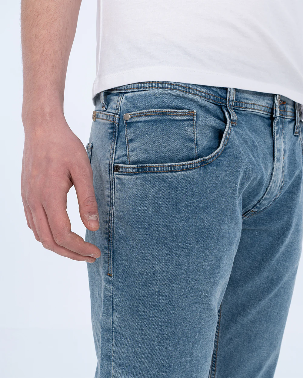 Blend Twister Tapered Fit Tall Jeans (bleach wash) - Image 3